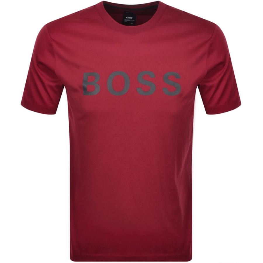 Alternative Image for ProductBOSS Crew Neck Tiburt Logo T Shirt Red1